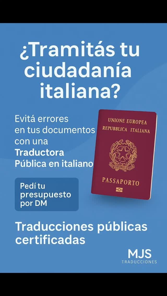 María Julia Sirianni - Traductora Pública de Italiano
